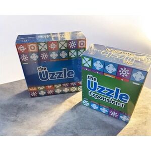 Uzzle Bundle New Challenges Family Board Game Ages 4+ With Expansion 1